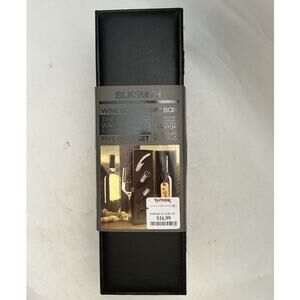 BLKSMITH Five pcs Set WINE BOTTLE CASE WITH ACCESSORIES Gift Box